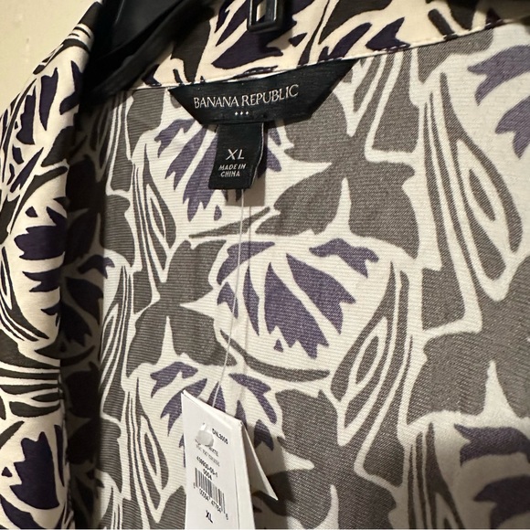 Banana Republic Wrap Tie Blouse women’s size XL NWT - Picture 3 of 9